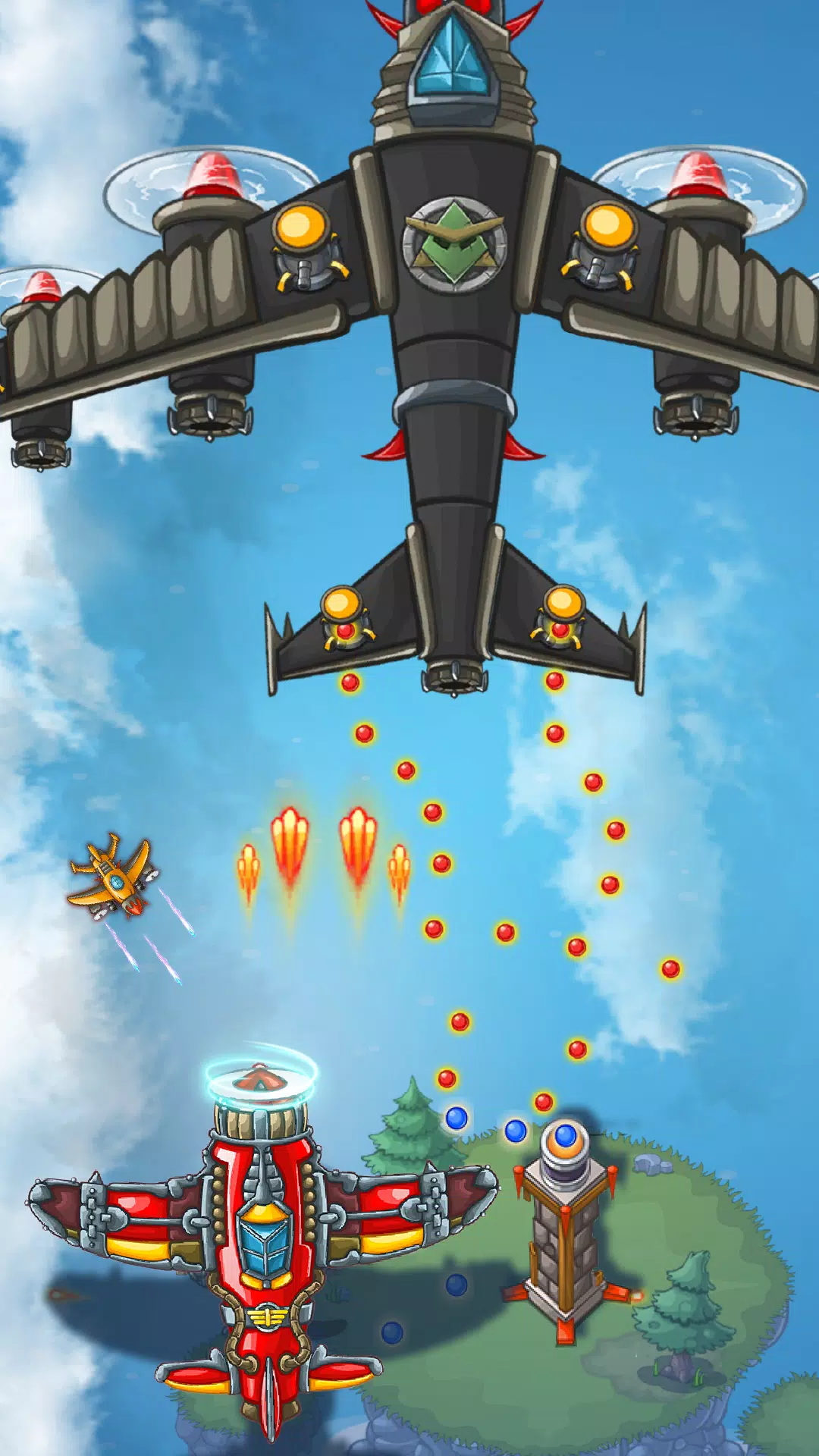 Airplane Strike Fighter Force Ảnh chụp màn hình 1