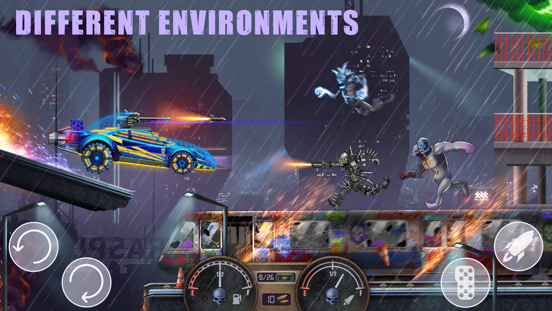Zombie Hill Racing Ekran Görüntüsü 3