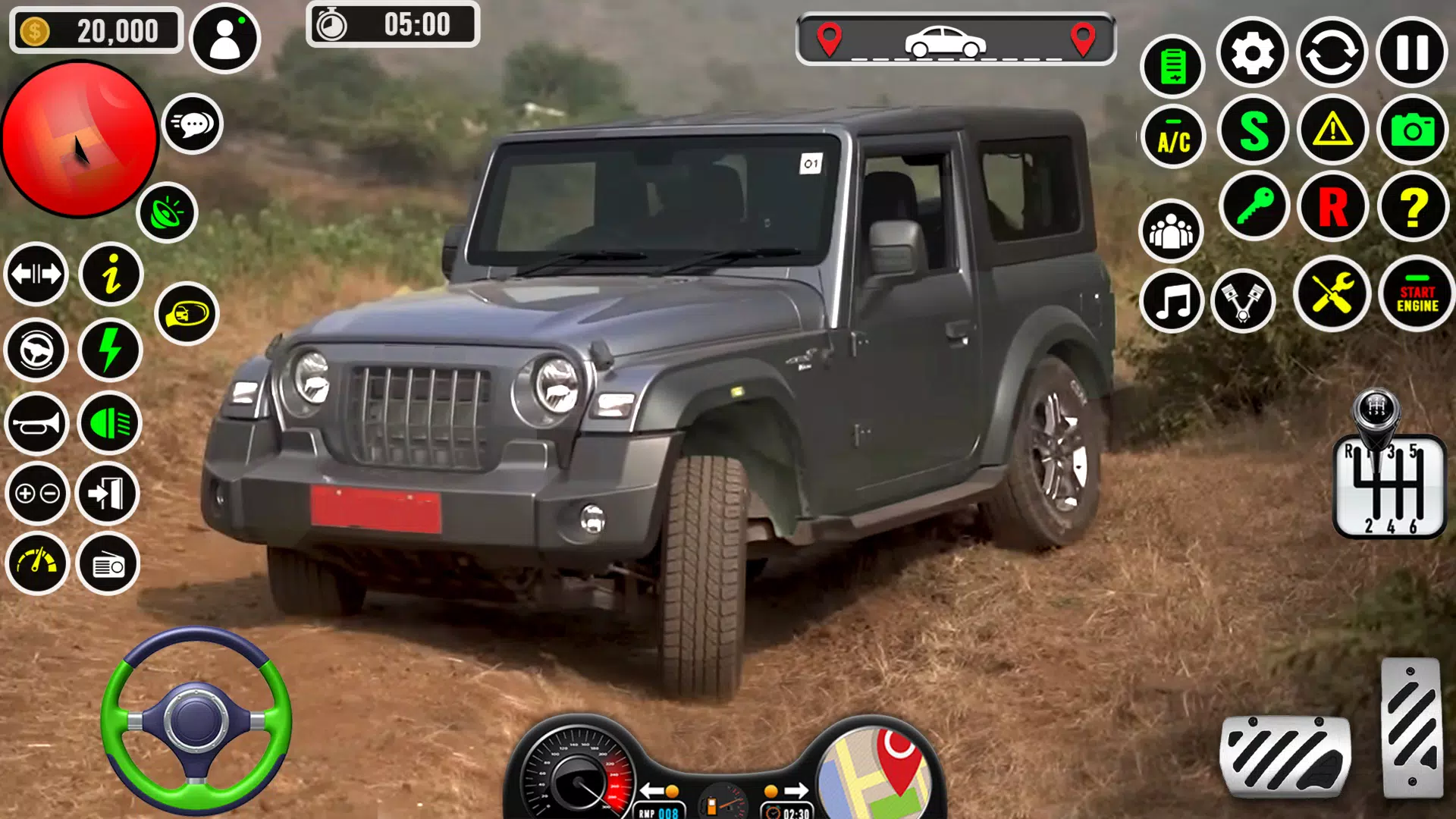 Jeep Driving Game: SUV Jeep Schermafbeelding 3