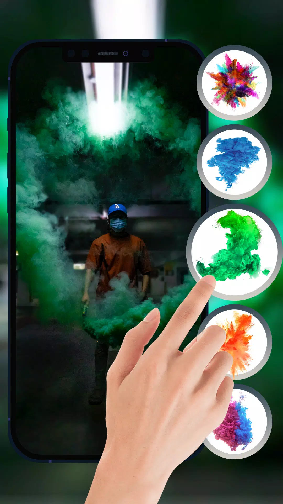 Smoke Filter Photo Editor Ảnh chụp màn hình 3