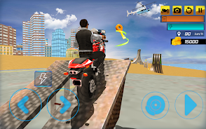 Superhero Stunt Bike Simulator Скриншот 3