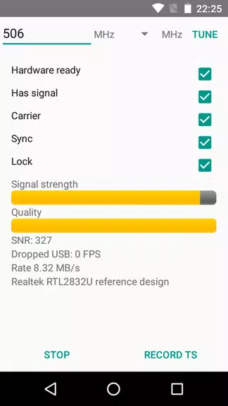 DVB-T Driver Ekran Görüntüsü 1