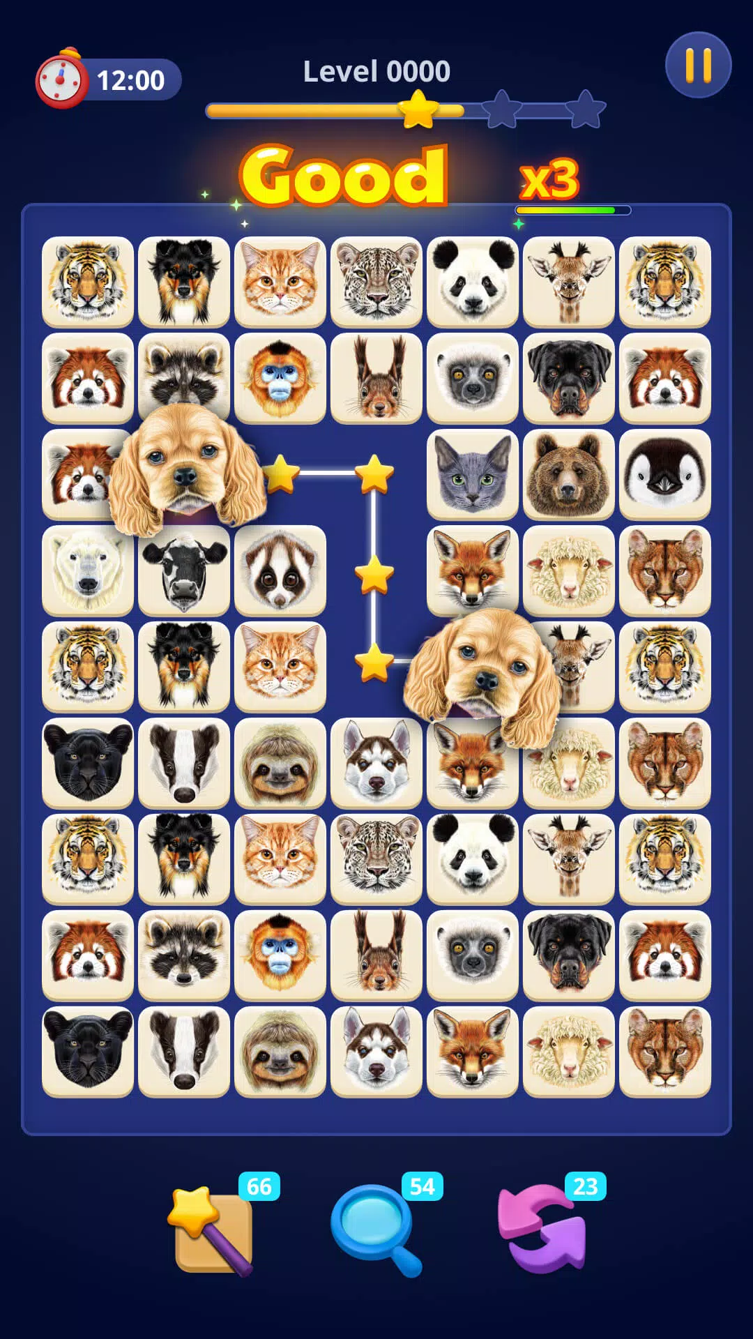 Animal Onet- Tile Connect Ekran Görüntüsü 2