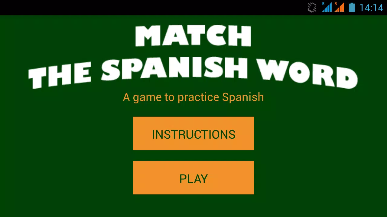 Match the Spanish Word Captura de tela 0