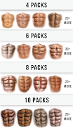 Man Abs Editor: Men Six pack,应用截图第2张