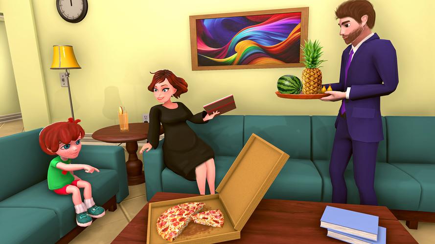 Pregnant Mom Simulator 3d Ekran Görüntüsü 1