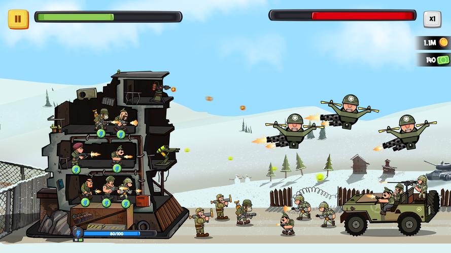 World War Army Defense: TD WW2 Zrzut ekranu 3