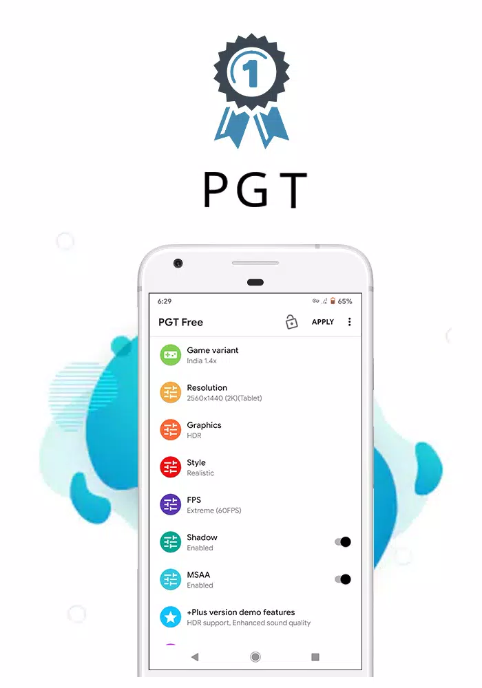 PGT: GFX, Launcher & Optimizer Tangkapan skrin 0