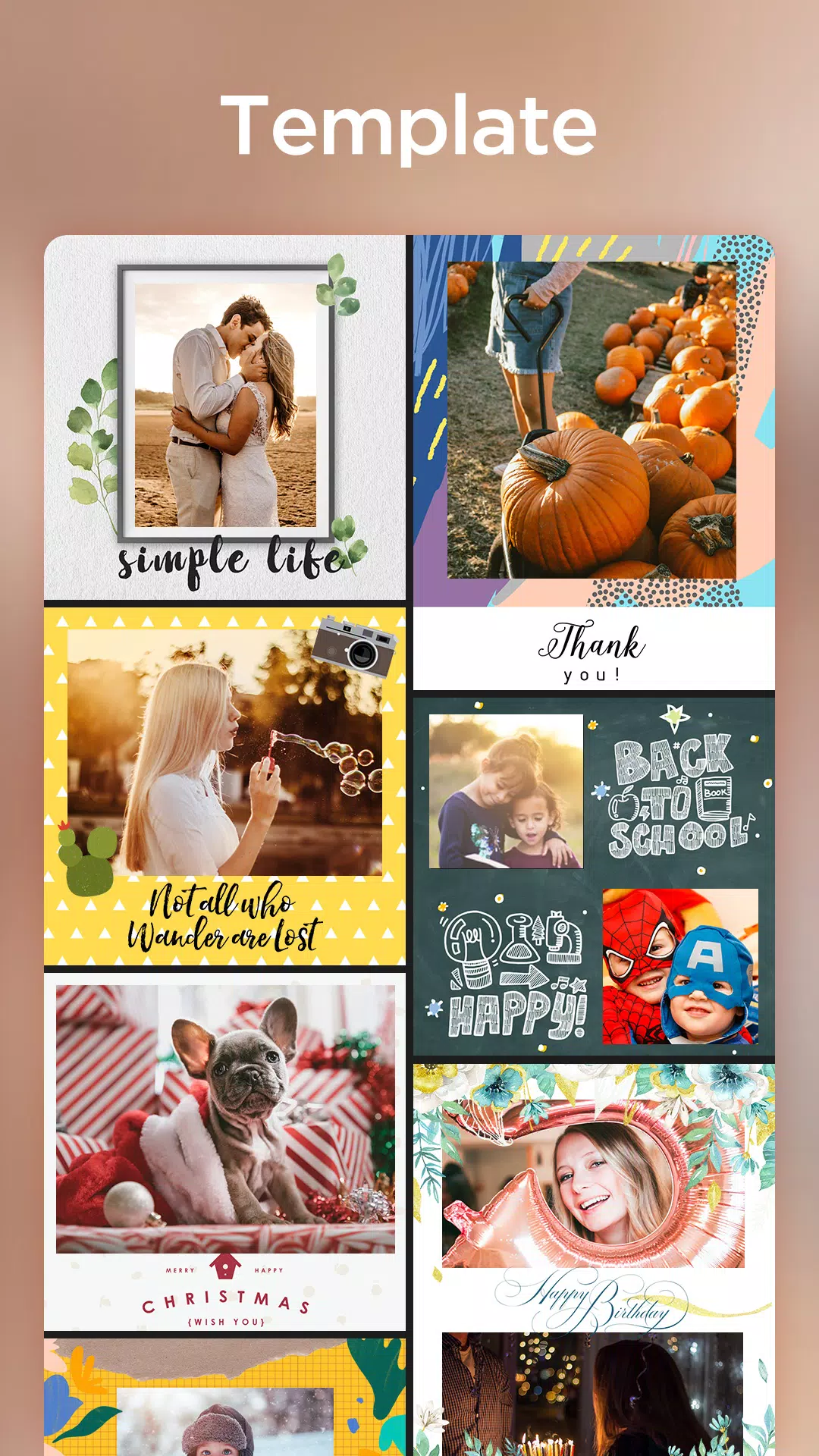 Foto Collage-Bilder Bearbeiten Скриншот 3