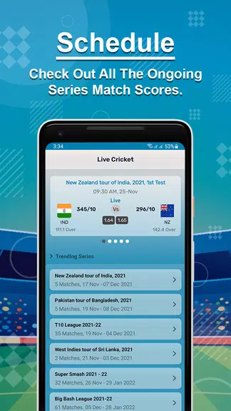 Live Cricket Captura de pantalla 0