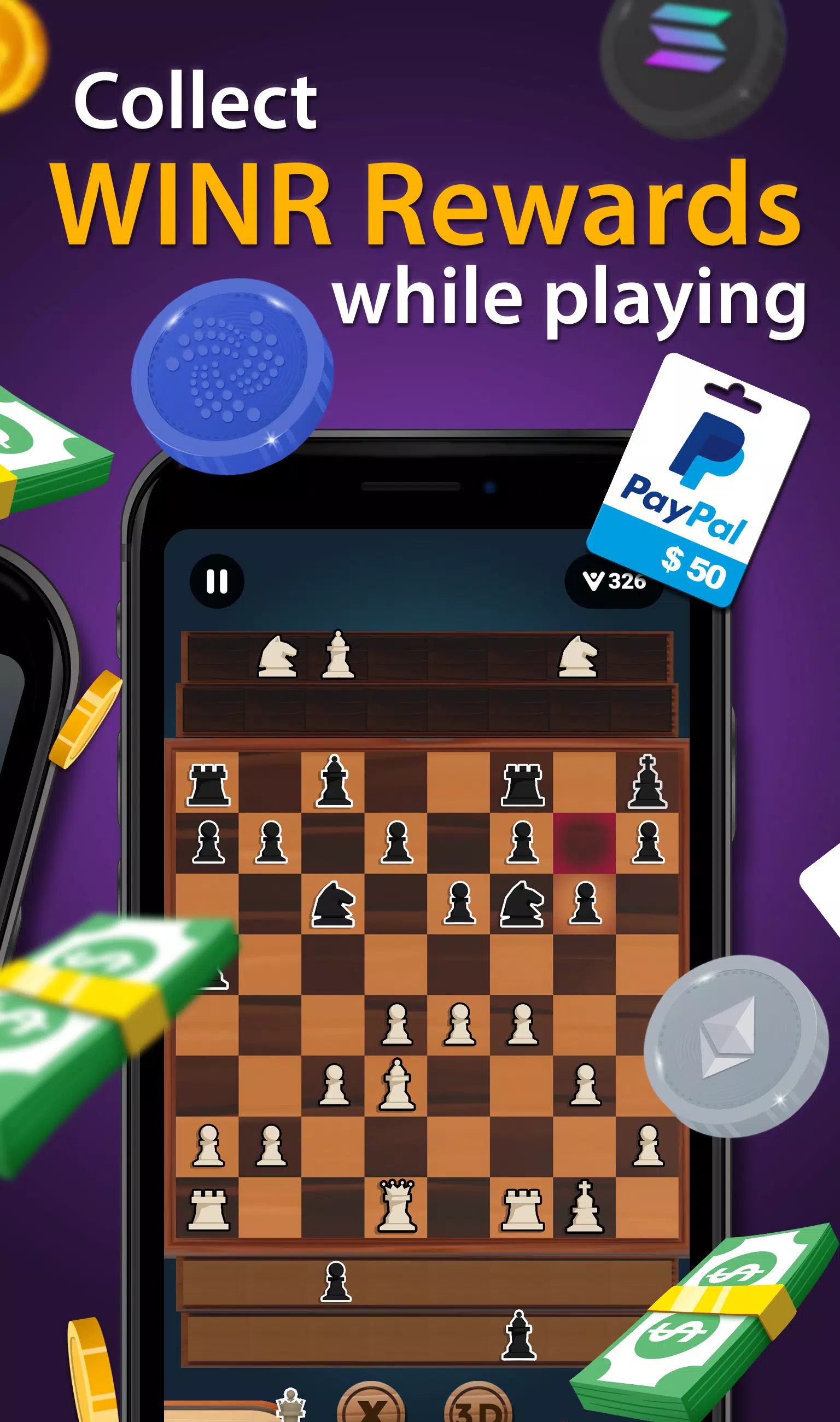 Big Time Chess - Make Money Ekran Görüntüsü 1