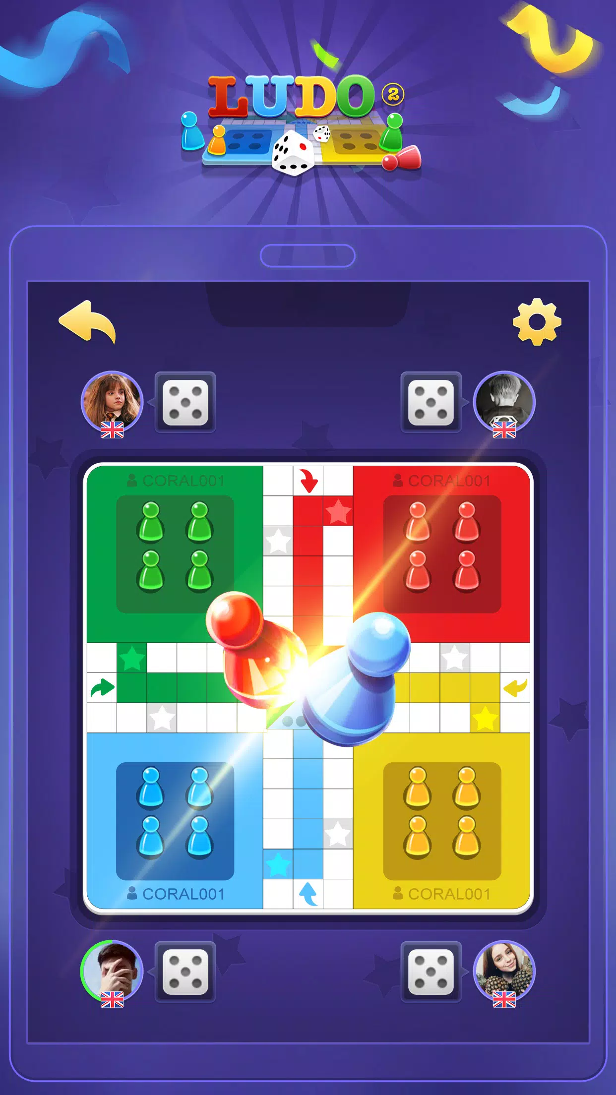 Ludo Master-Offline Star king Ảnh chụp màn hình 1