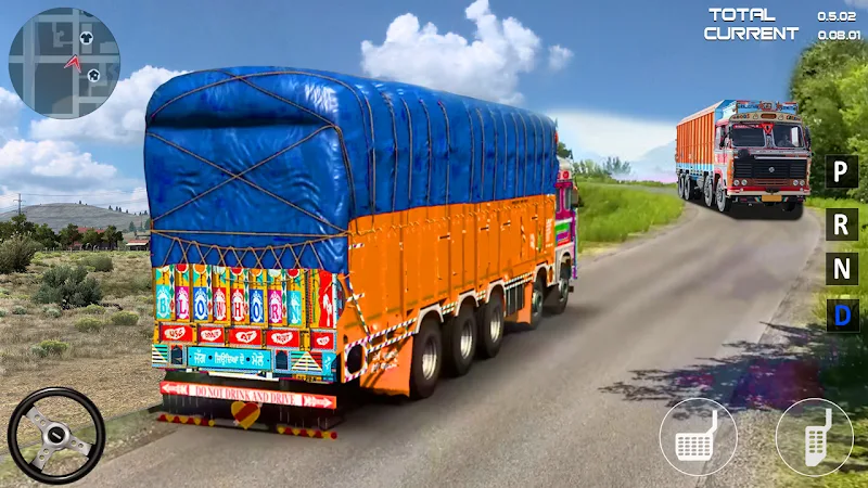 Indian Driver Cargo Truck Game 스크린샷 2