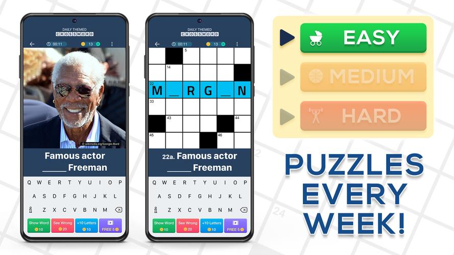 Daily Themed Crossword Puzzles Ekran Görüntüsü 2