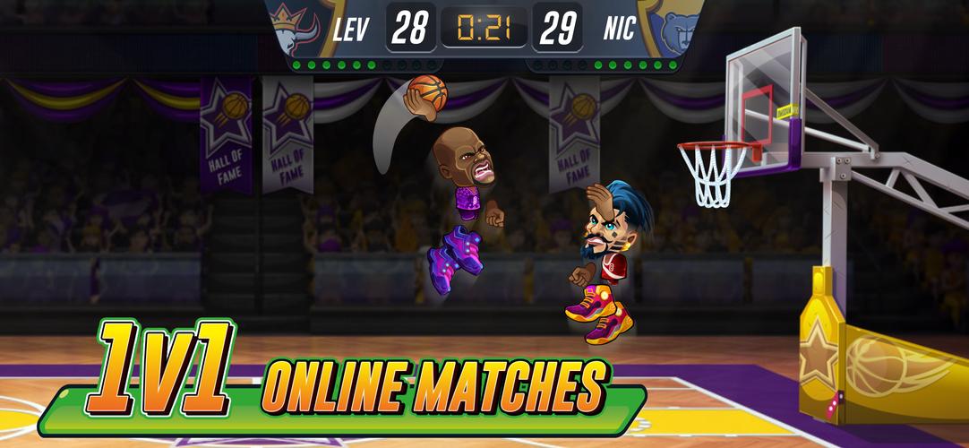 Basketball Arena: Online Game ဖန်သားပြင်ဓာတ်ပုံ 0