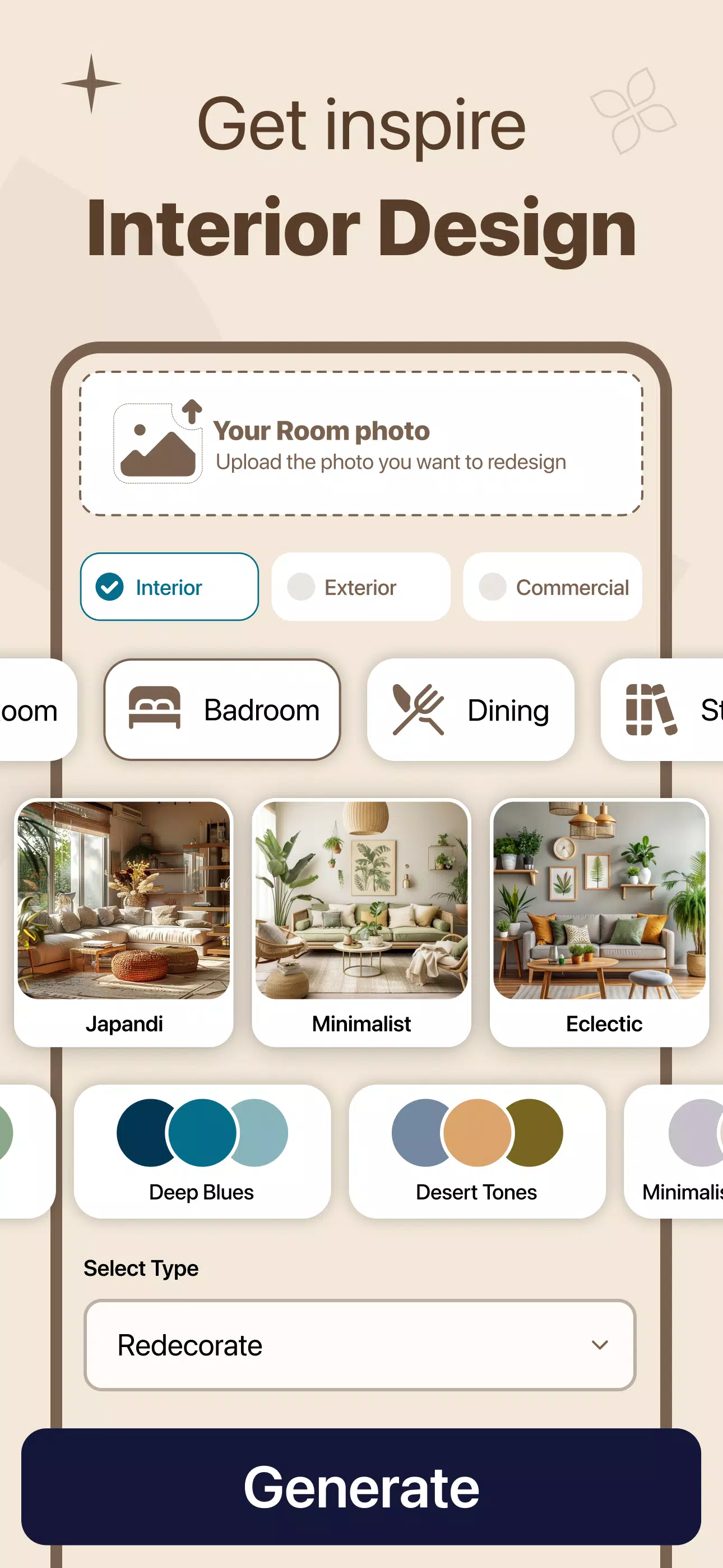 AI Room Planner & Home Design Ekran Görüntüsü 2