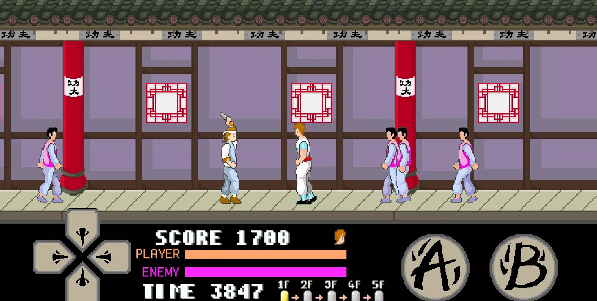 kung fu master arcade Ảnh chụp màn hình 0