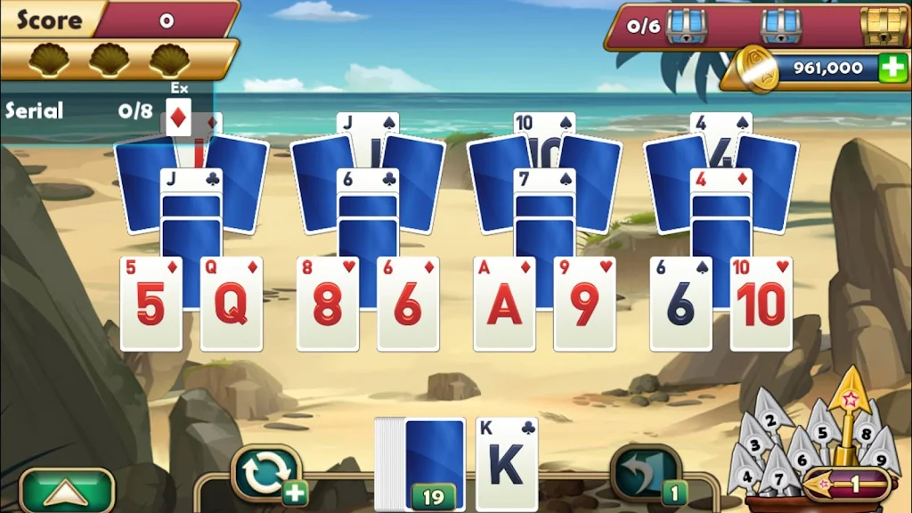 Seagirt Solitaire Скриншот 0