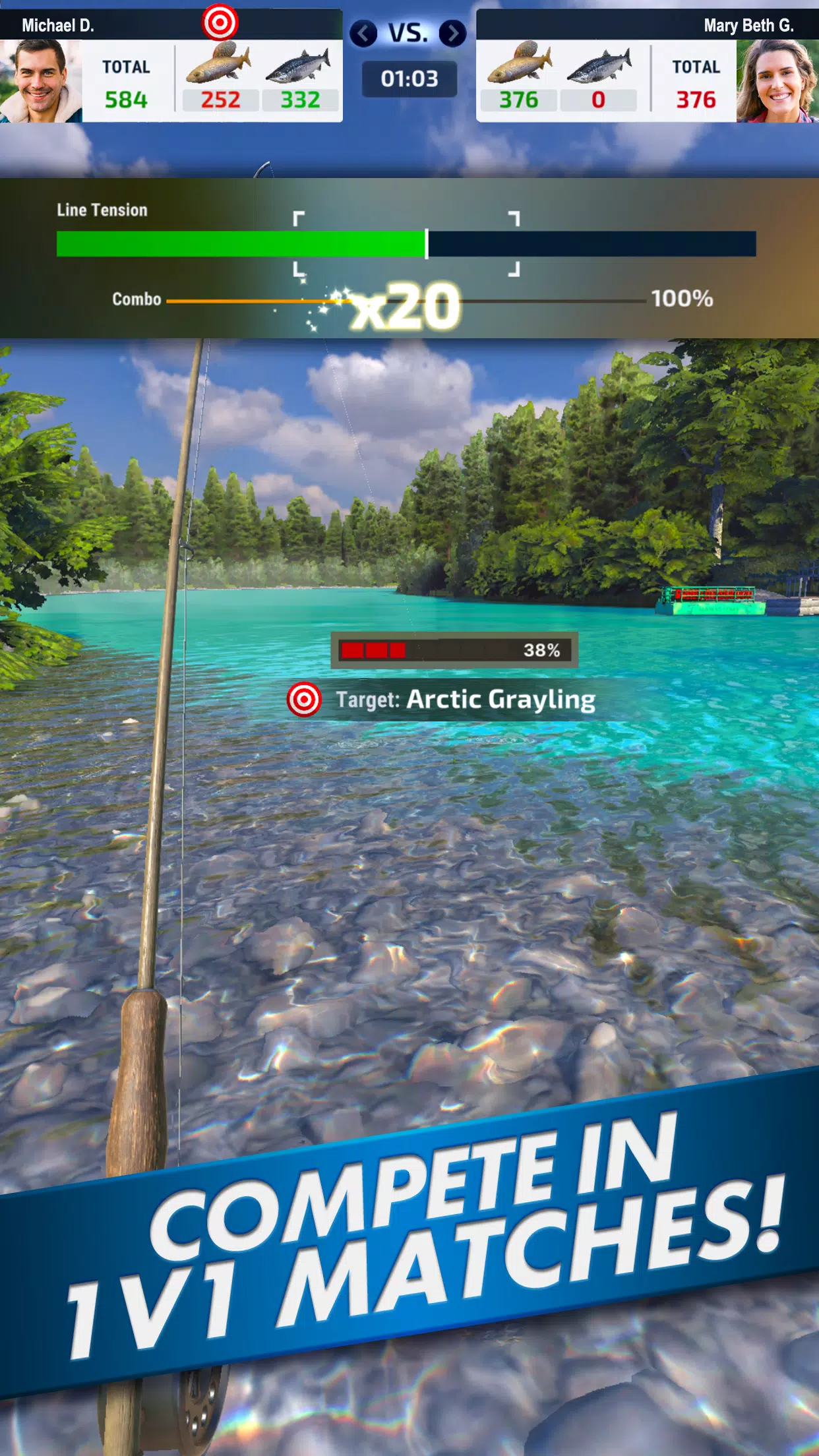 Ultimate Fishing! Fish Game Captura de tela 1