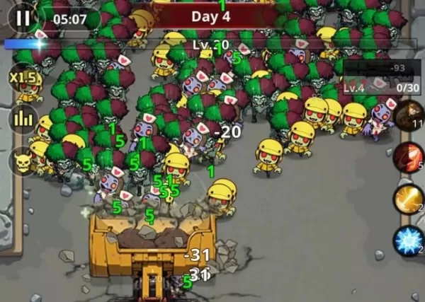 a horde of zombies attacking