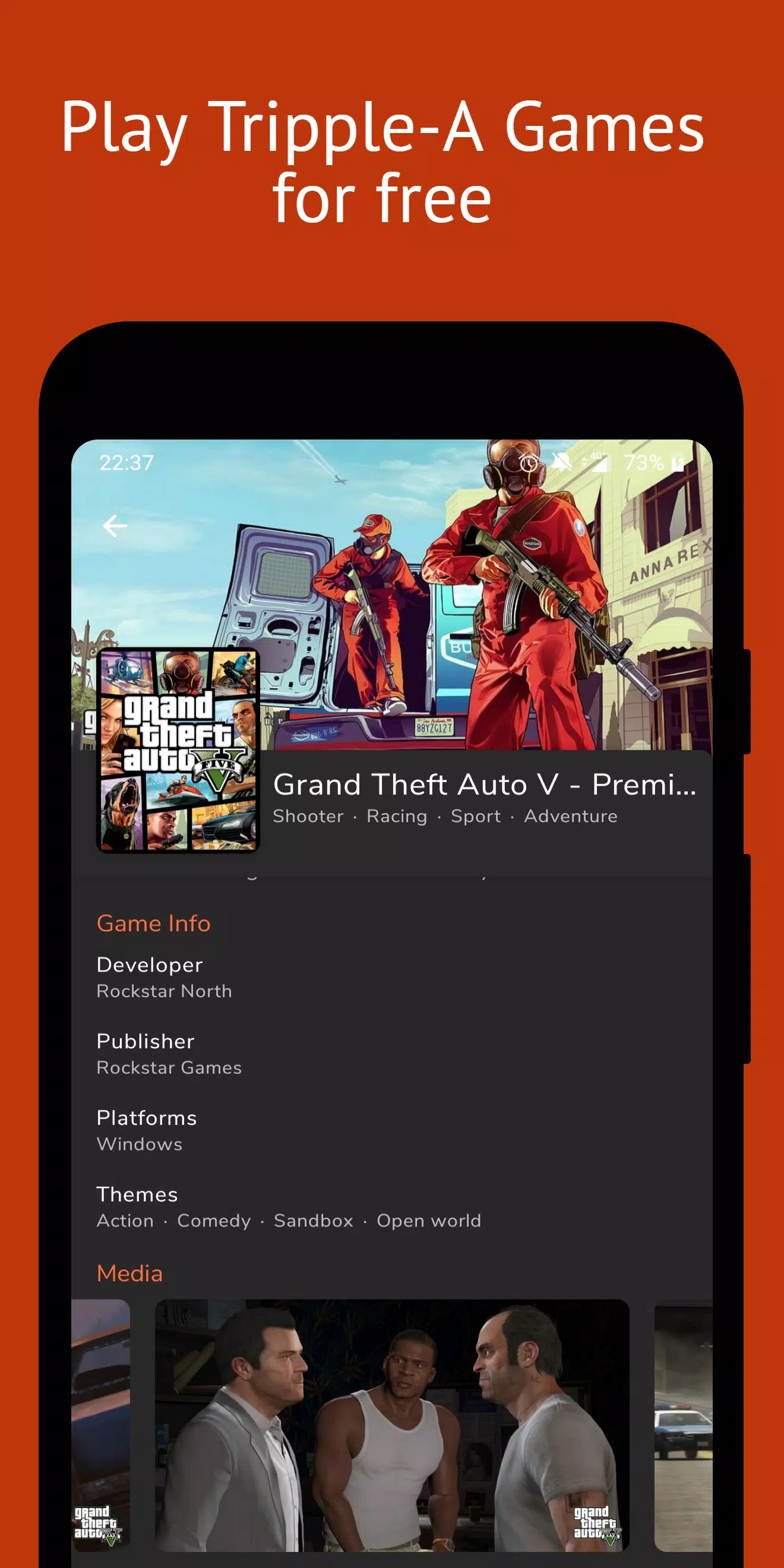 PC Games Radar for Epic Games, Tangkapan skrin 1