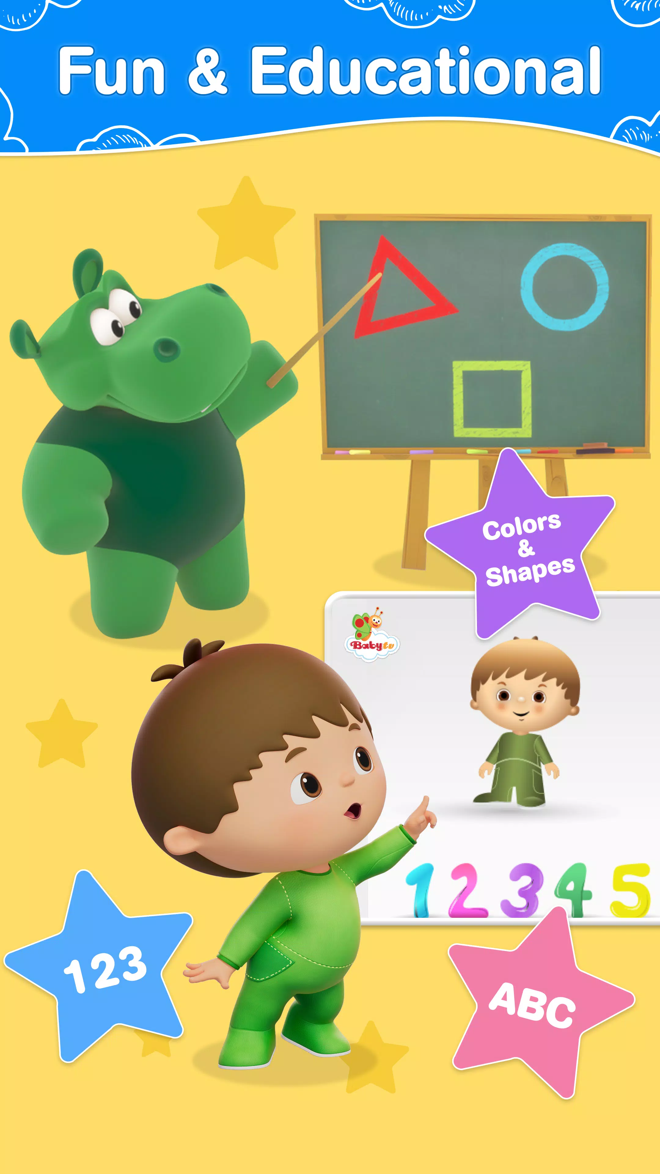 BabyTV - Kids Videos & Songs Ekran Görüntüsü 1