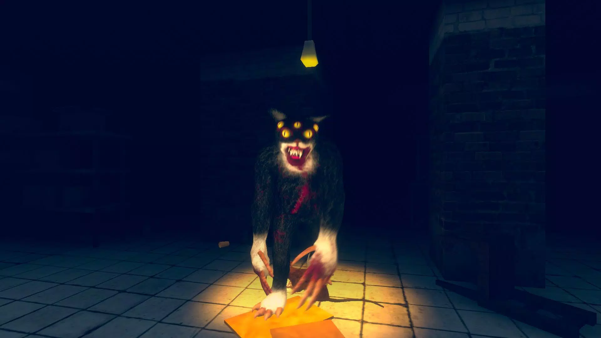 Cat Fred Evil Pet. Horror game Captura de tela 1
