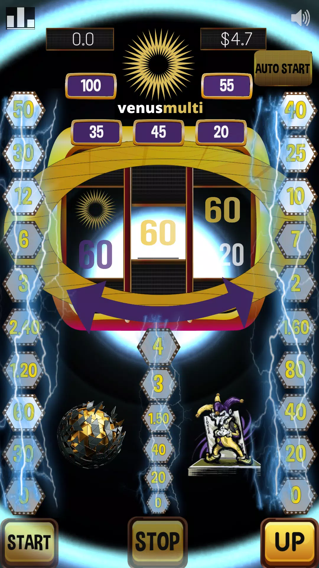 Venus multi slot machine – sun 螢幕截圖 3