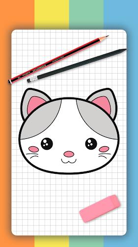 How to draw cute animals Schermafbeelding 0