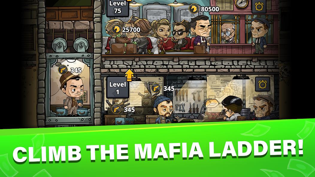 Idle Mafia Manager: Tycoon Sim Mod স্ক্রিনশট 0