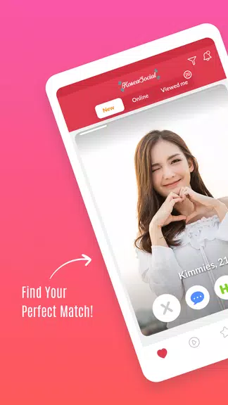 Korean Dating: Connect & Chat Ekran Görüntüsü 0