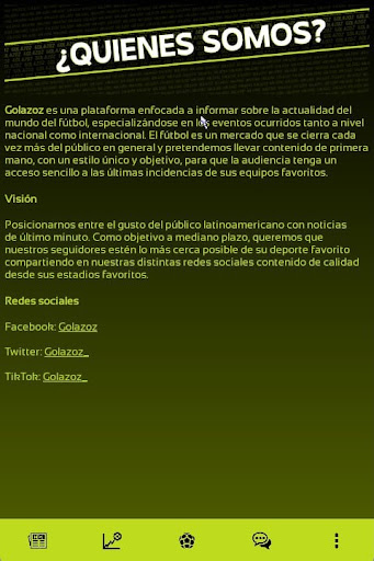 Golazoz -  Fútbol En Tus Manos 螢幕截圖 0