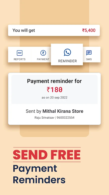 Khatabook Credit Account Book 螢幕截圖 3