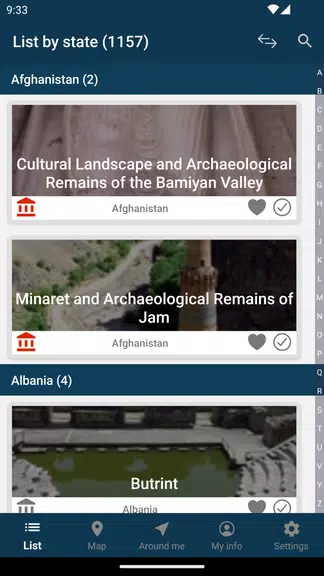 World Heritage - UNESCO List Ekran Görüntüsü 2
