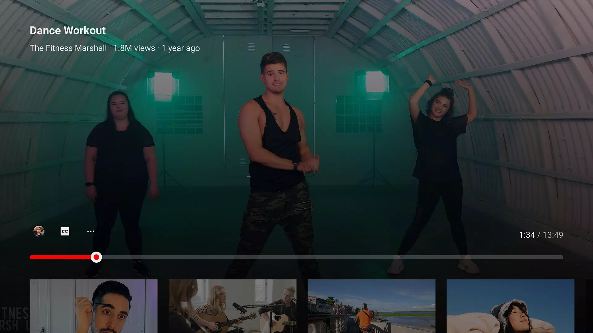 YouTube for Android TV 螢幕截圖 3