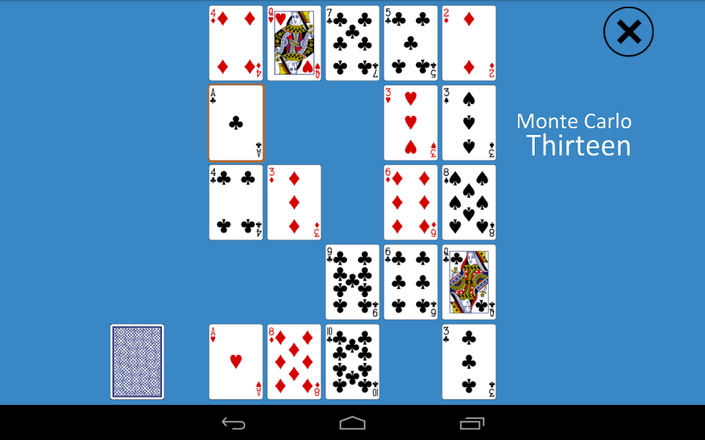 Solitaire Monte Carlo Plus Ekran Görüntüsü 1