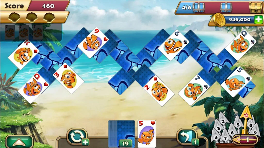Seagirt Solitaire Скриншот 2