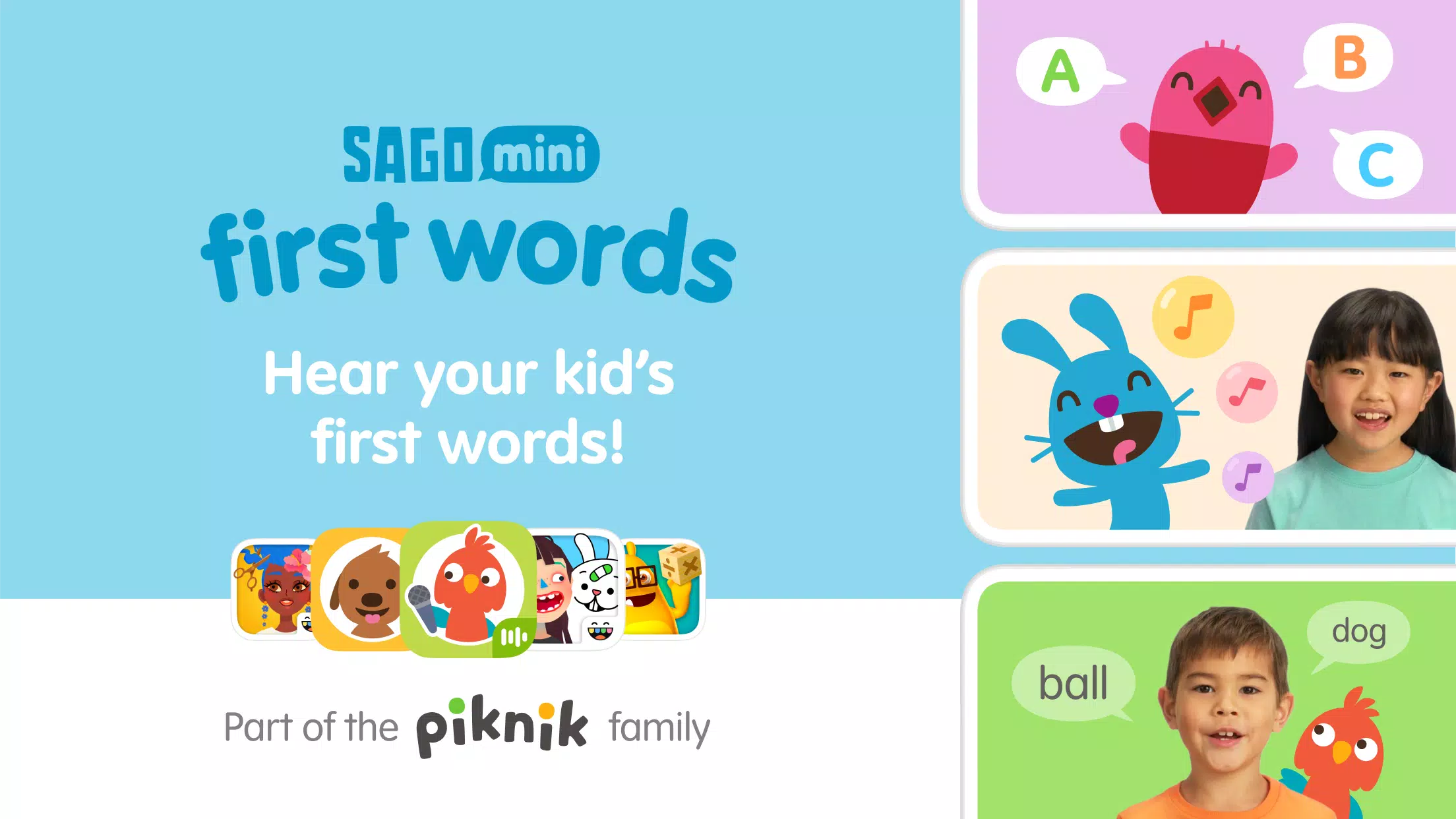 Sago Mini First Words: Kids 1+ Ekran Görüntüsü 0
