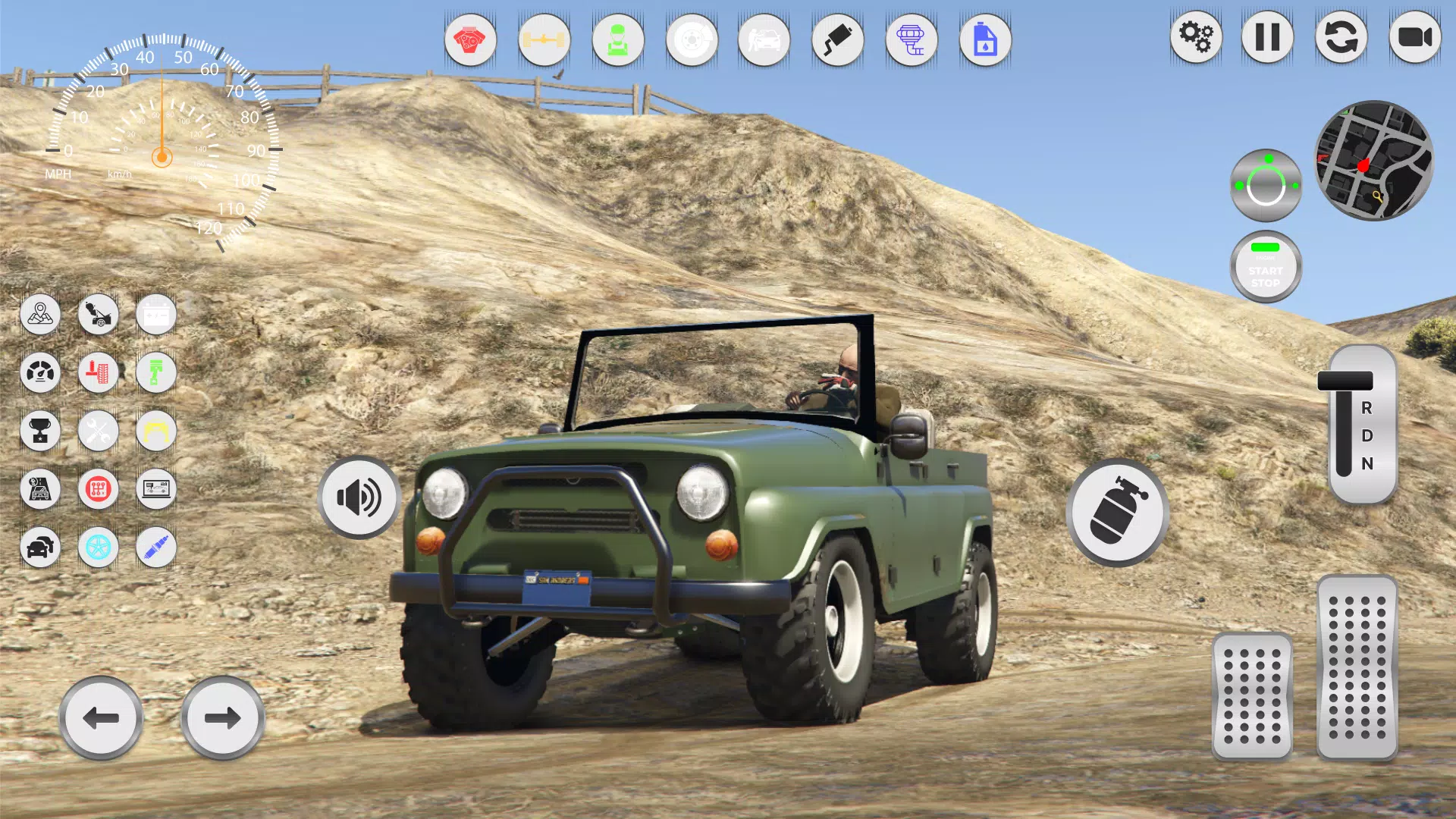 UAZ Hunter 4x4 Russian SUV Captura de pantalla 2