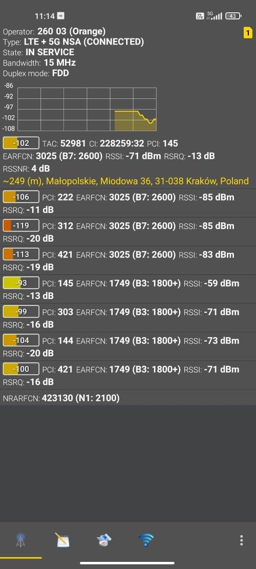 Netmonitor: Cell & WiFi Скриншот 0