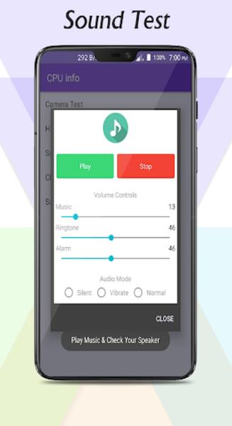 CPU-Z : Device & System info for Android™ স্ক্রিনশট 1