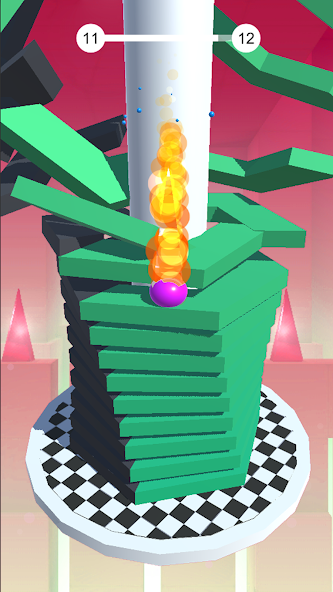 Ball Run Stack: Stack Ball 3D Mod ဖန်သားပြင်ဓာတ်ပုံ 1