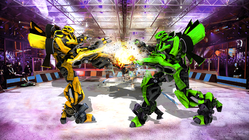 Futuristic Robot City Fighting 3D Game ဖန်သားပြင်ဓာတ်ပုံ 0