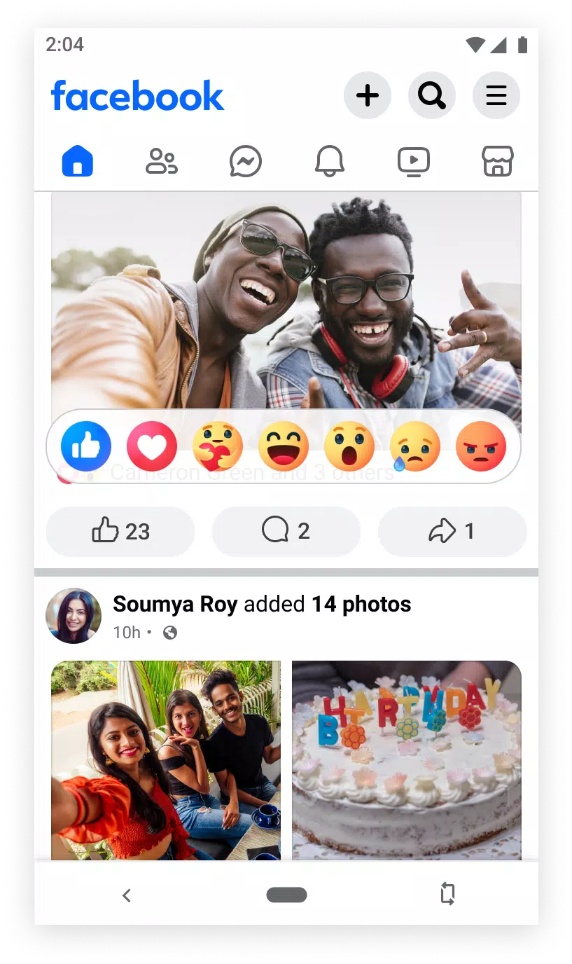 Facebook Lite Ekran Görüntüsü 1