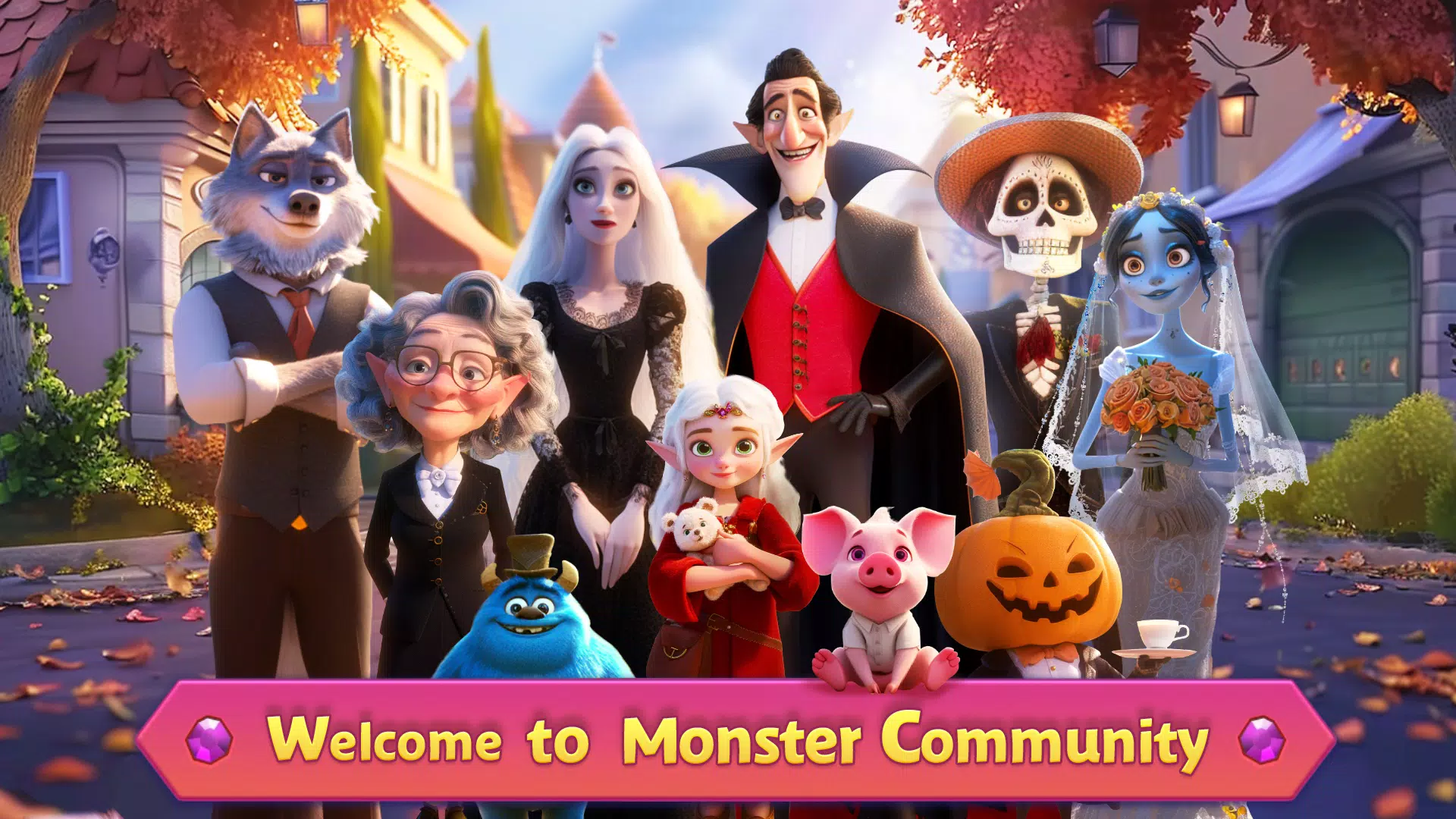 Merge Vampire: Monster Mansion ဖန်သားပြင်ဓာတ်ပုံ 0