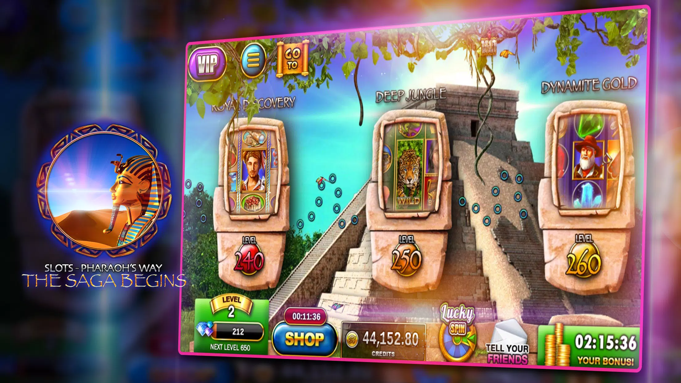 Slots - Pharaoh's Way Casino Schermafbeelding 0
