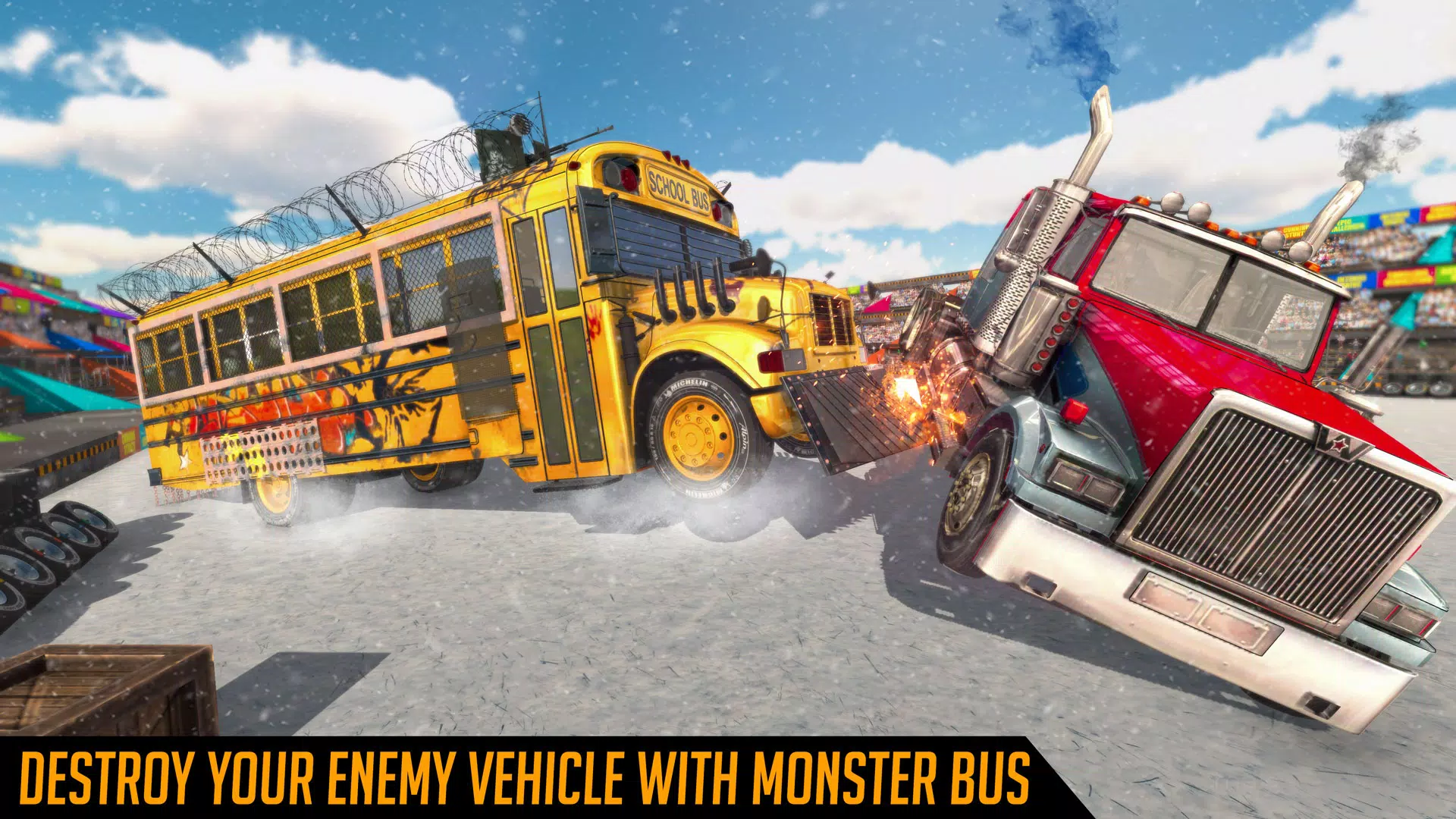 Monster Bus Derby Destruction 螢幕截圖 3