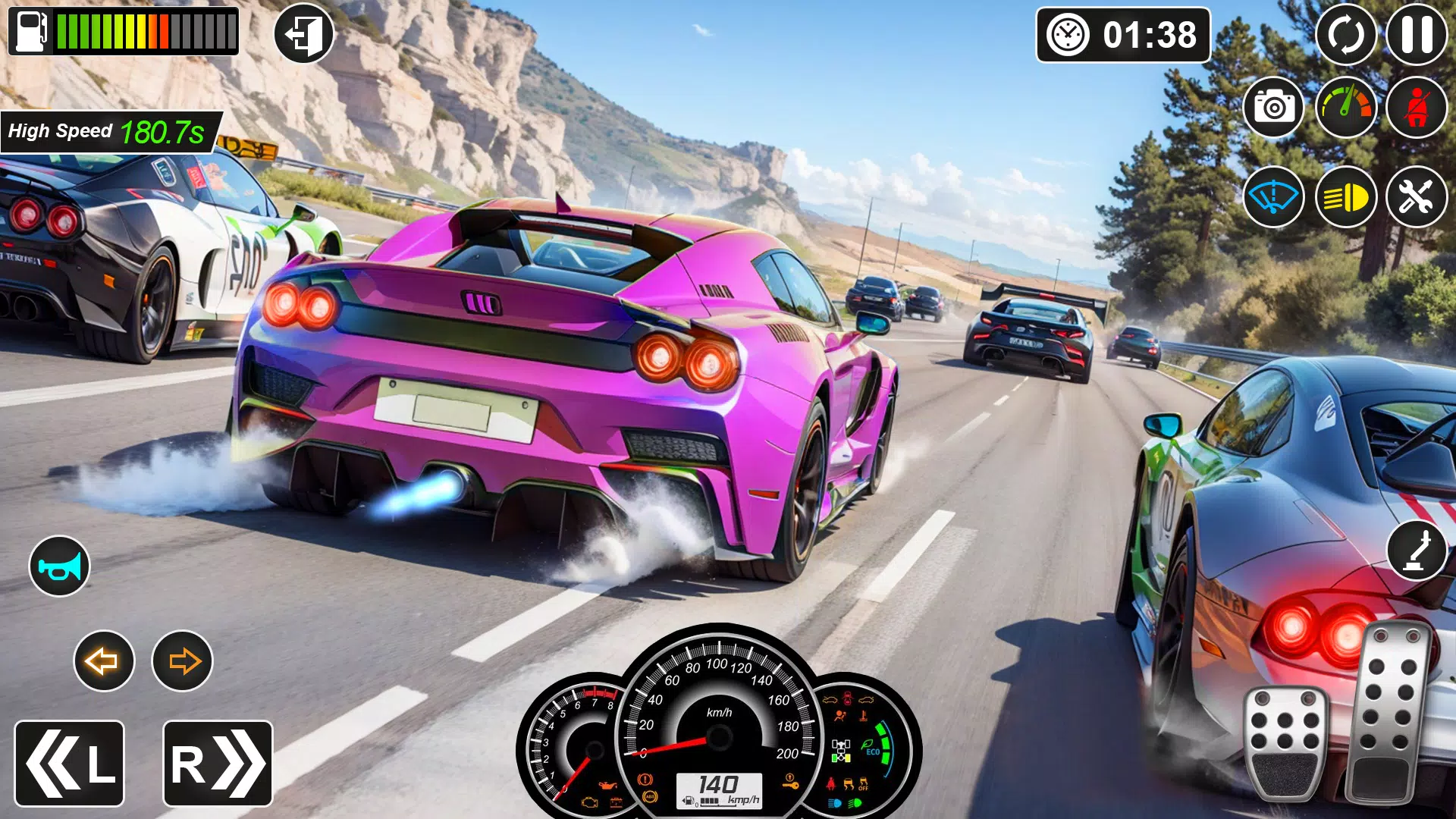 High Speed - Car Racing Game ဖန်သားပြင်ဓာတ်ပုံ 1
