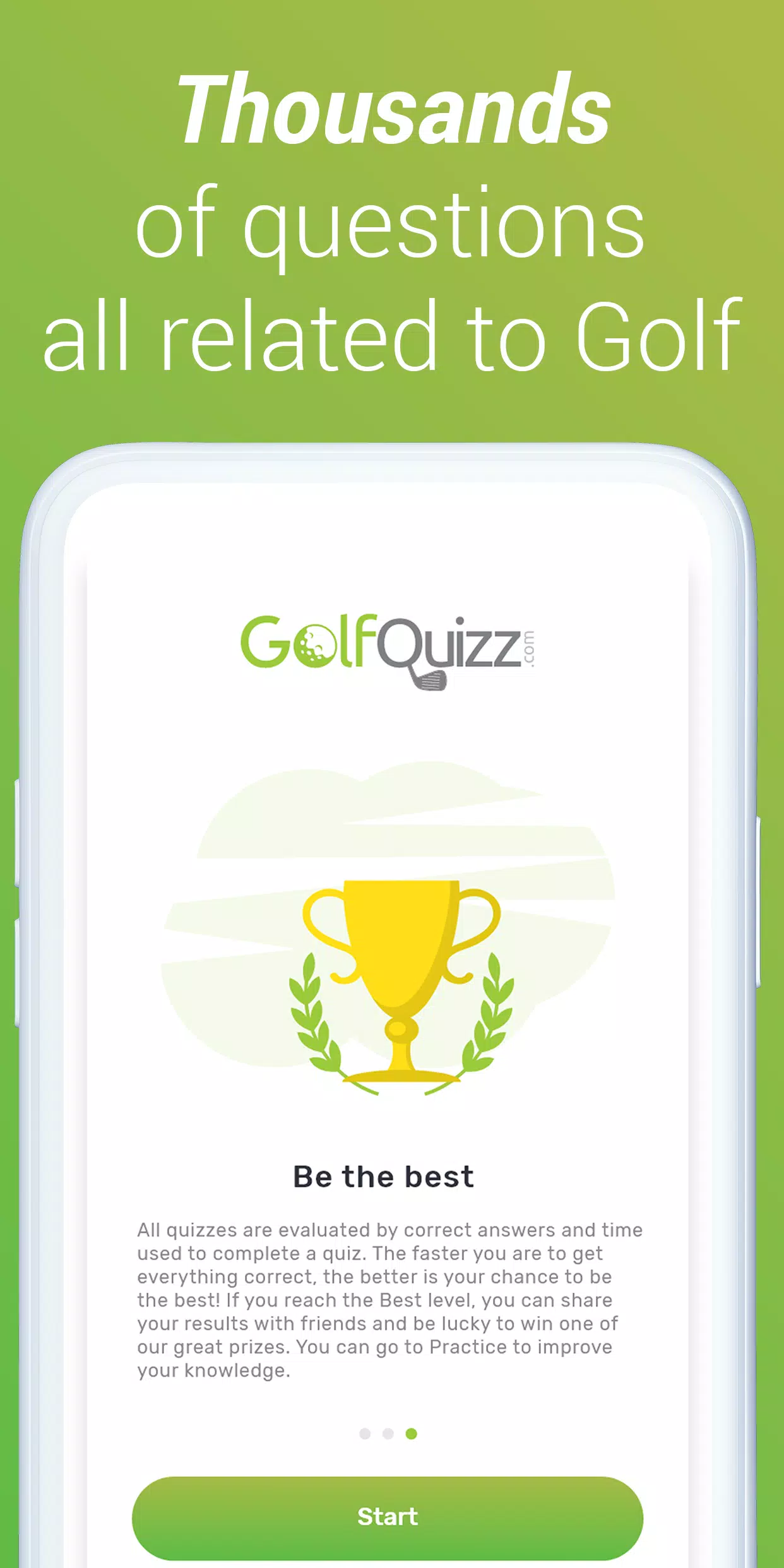 GolfQuizz Captura de tela 2