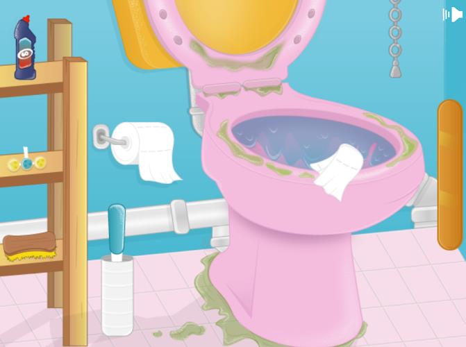 Girls bathroom cleaning games应用截图第3张